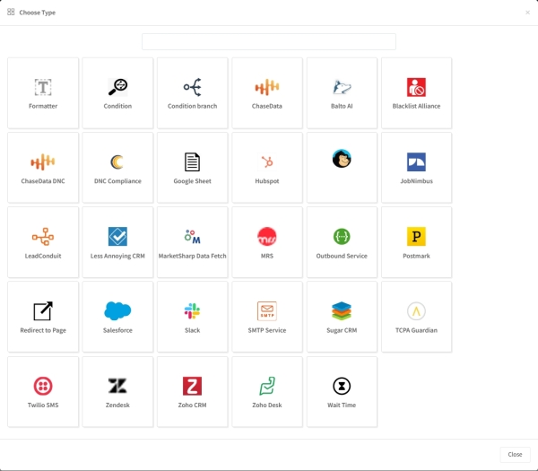 Workflow Steps-Types